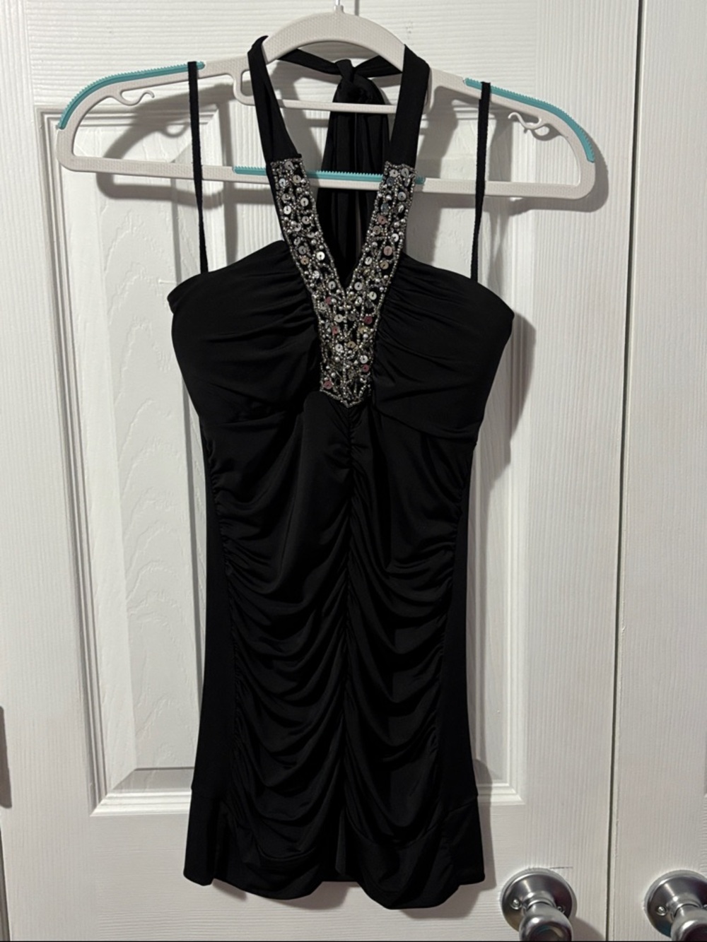 Black Halter Top